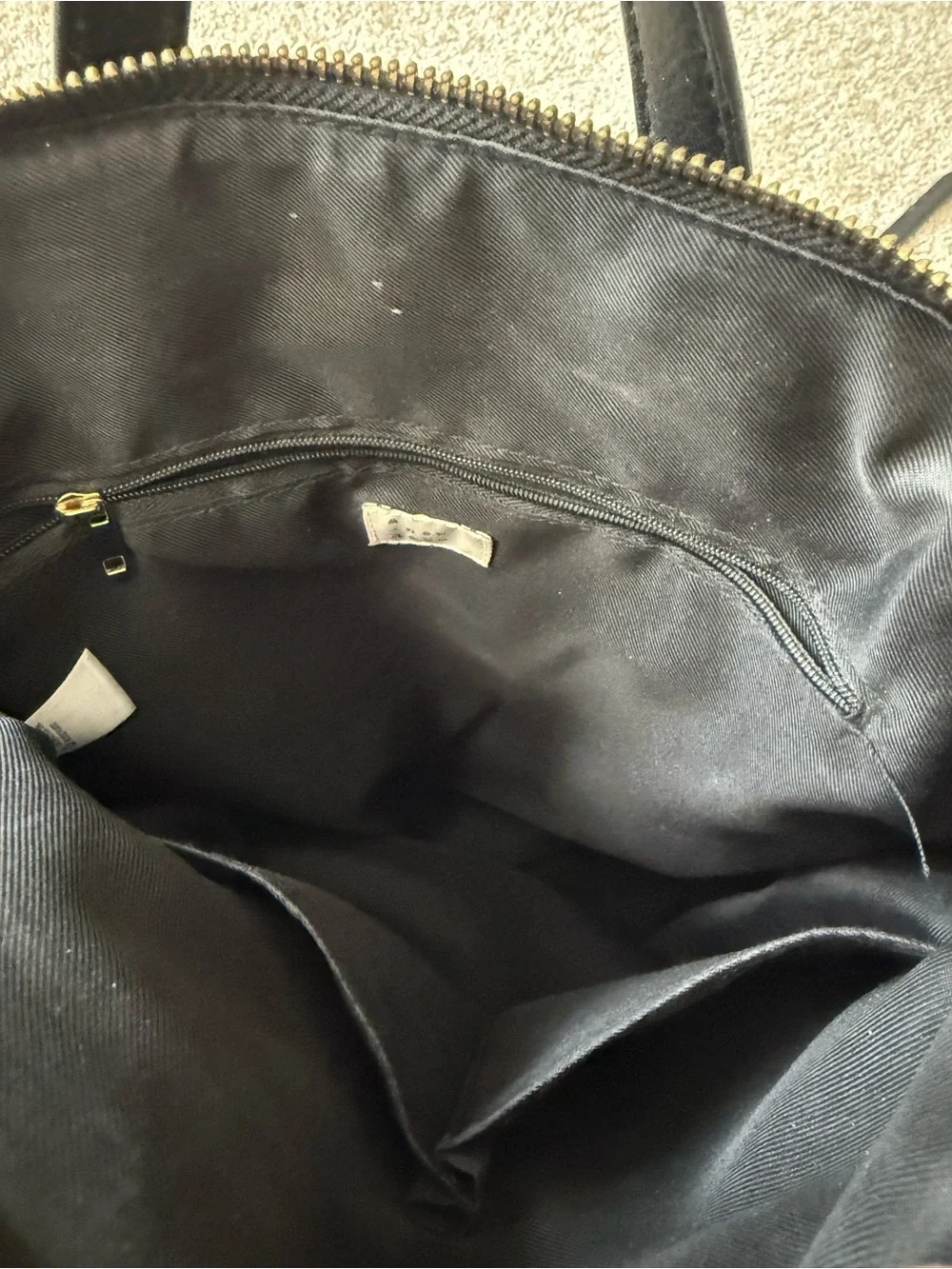 Sleek Black Leather Laptop Backpack